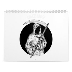 Witchcraft Dark Goth Blackcraft Death Grim Reaper. Calendar