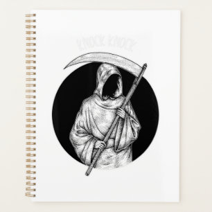 Witchcraft Dark Goth Blackcraft Death Grim Reaper. Planner