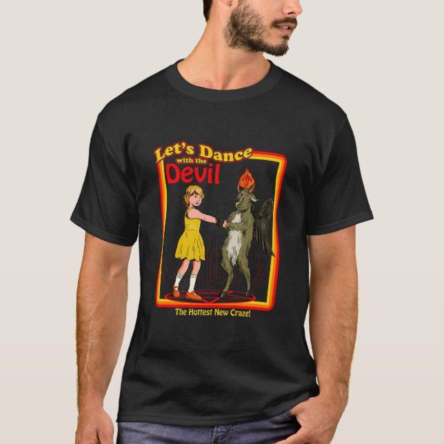 Witchcraft Let'S Dance With The Devil Baphomet Sat T-Shirt (Front)