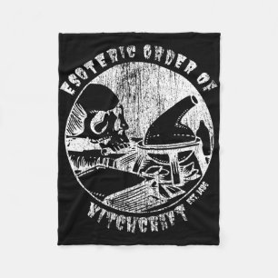 Witchcraft Magic Order Occult Witch Alchemist Fleece Blanket