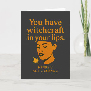 Witchcraft on your lips card