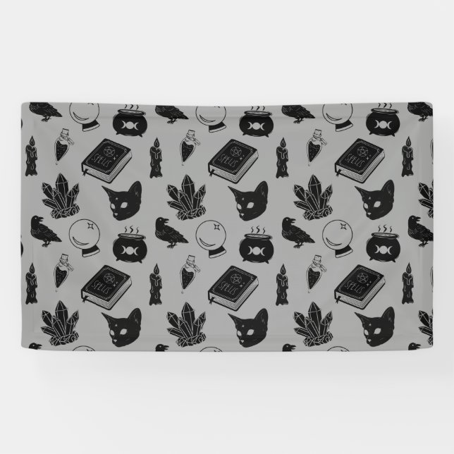 Witchcraft Pattern I Banner (Horizontal)