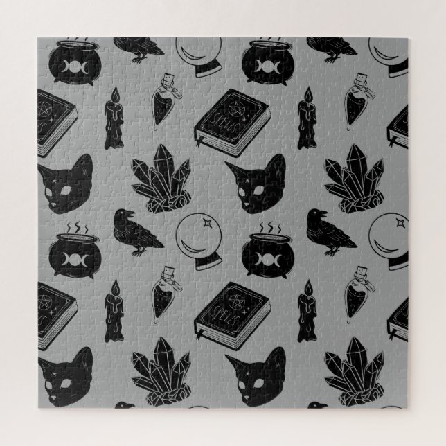Witchcraft Pattern I Jigsaw Puzzle (Vertical)