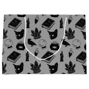 Witchcraft Pattern I Large Gift Bag