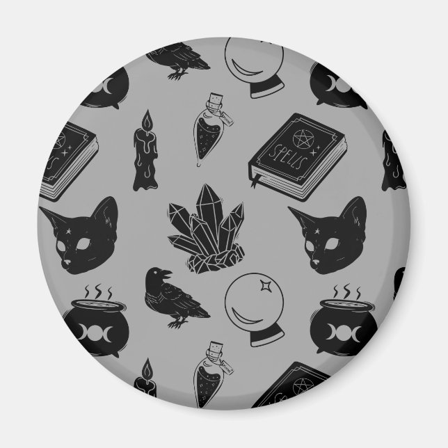 Witchcraft Pattern I Magnet (Front)