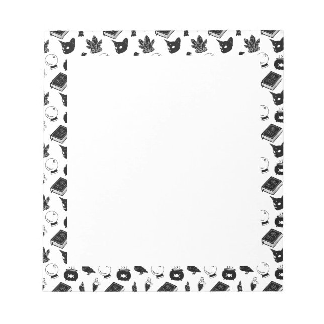 Witchcraft Pattern I Notepad (Front)