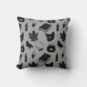 Witchcraft Pattern I Throw Pillow