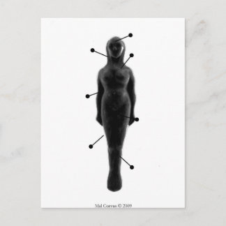Witchcraft: Pin Poppet Doll Female Postcard
