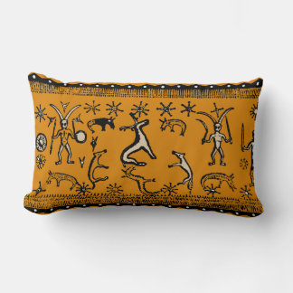 Witchcraft Ritual Design Lumbar Throw Pillow