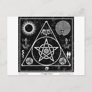 Witchcraft: The Triangle of Art Postcard