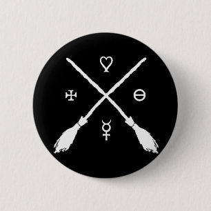 Witchery 2 Inch Round Button