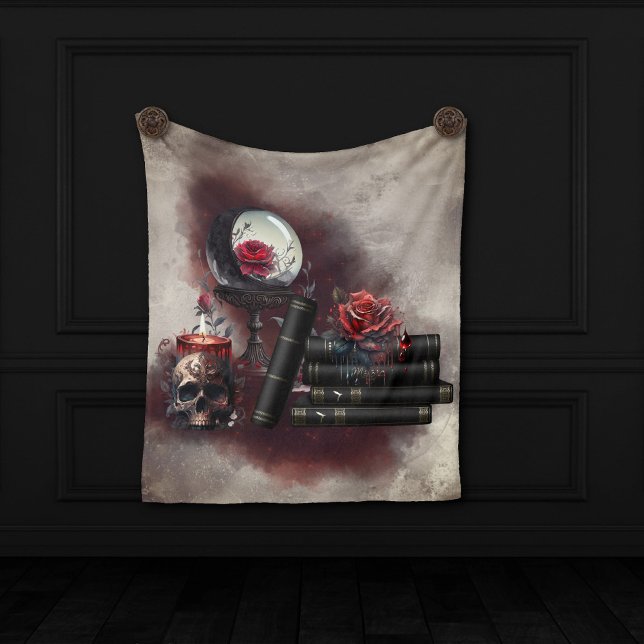 Witchery | Magic Items Spellbooks and Crystal Ball Fleece Blanket (Creator Uploaded)