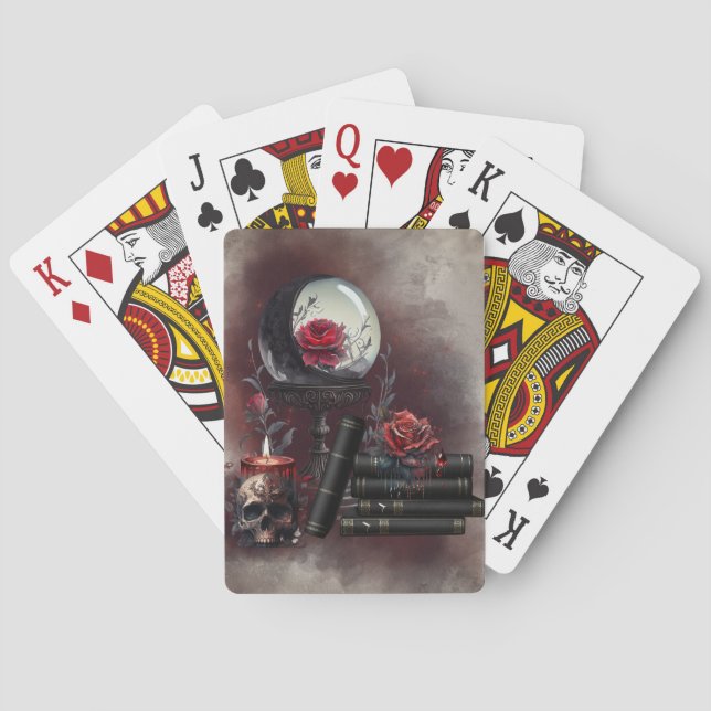Witchery | Magic Items Spellbooks and Crystal Ball Playing Cards (Back)