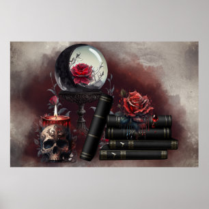 Witchery   Magic Items Spellbooks and Crystal Ball Poster