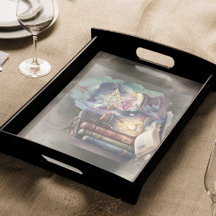 Witchery Pastel Spellbook Tomes and Crystal Ball Tissue Paper