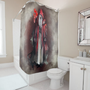 Witchery   Red Witch with Dark Evil Gothic Shadows