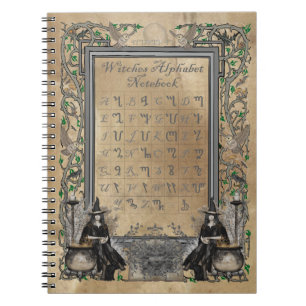 Witches Alphabet Notebook