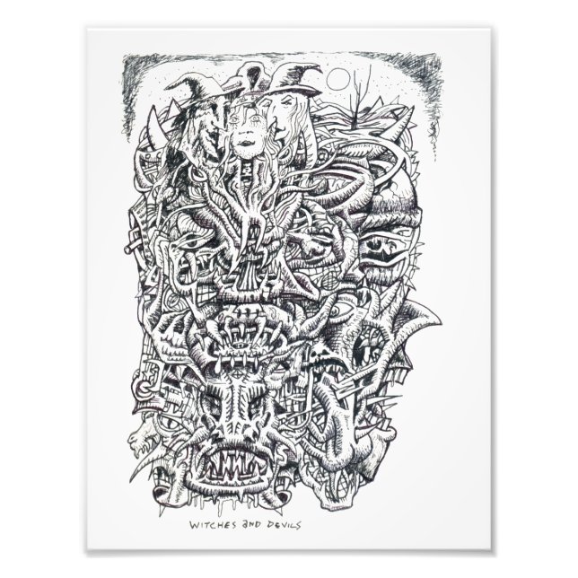 Witches and Devils, by Brian Benson Photo Print (Front)