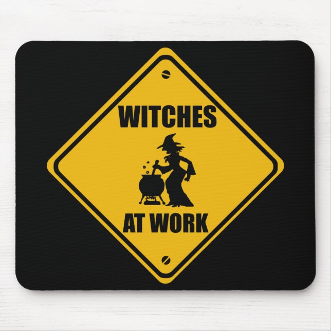 WITCHES AT WORK - Mousepad (Front)
