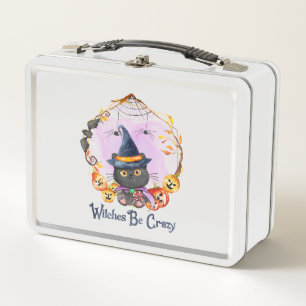 Witches Be Crazy Metal Lunch Box