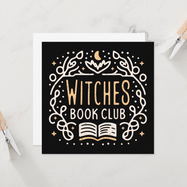 Witches book club reading study group (Front/Back In Situ)