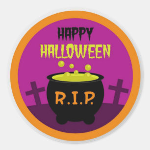 Witches Brew Classic Round Sticker
