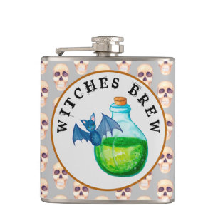 Witches Brew Vinyl Wrapped Flask