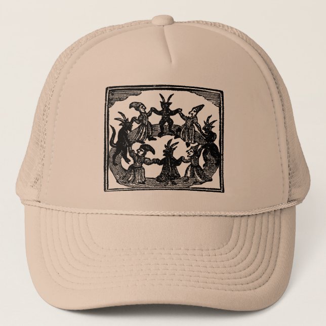 Witches Circle Dance Trucker Hat (Front)
