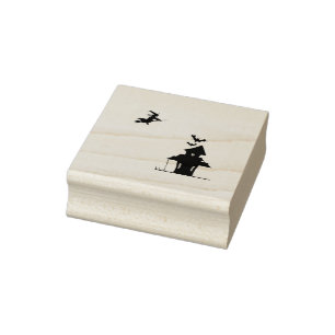 Witches Cottage Rubber Stamp
