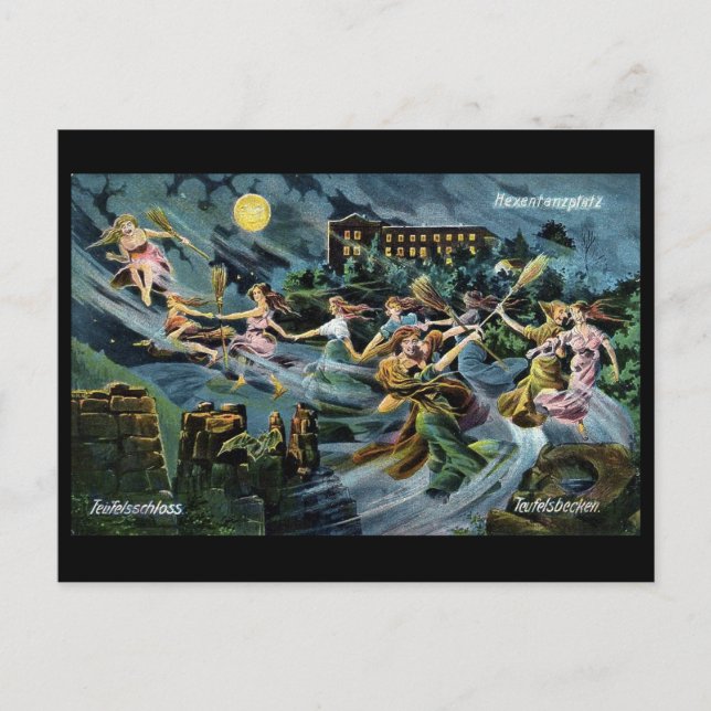 Witches Dance Walpurgis Night postcard (Front)