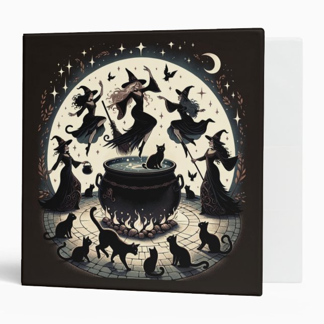 Witches Dans: Enchanted Forest Gathering Binder (Front/Inside)