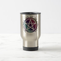 "Witches do it in circles" cute Pagan design