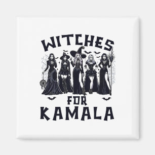 Witches For Kamala Harris Election 2024 Halloween Magnet