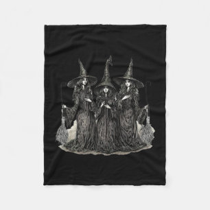 Witches For Kamala You'll Need Some Brooms To Swee Fleece Blanket