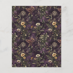 Witches Garden Twilight Scrapbook Paper – Mystical