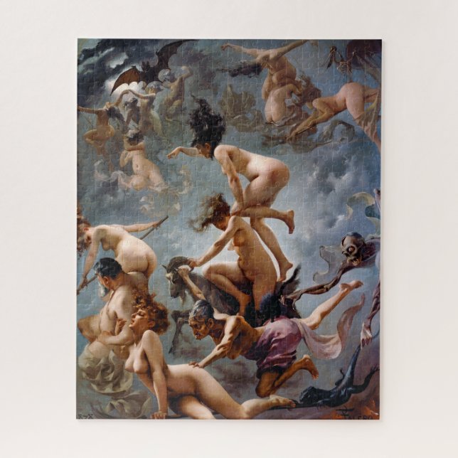 Witches Going to Their Sabbath | Falero | Jigsaw Puzzle (Vertical)