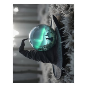 Witches hat and Crystal ball Photo Print