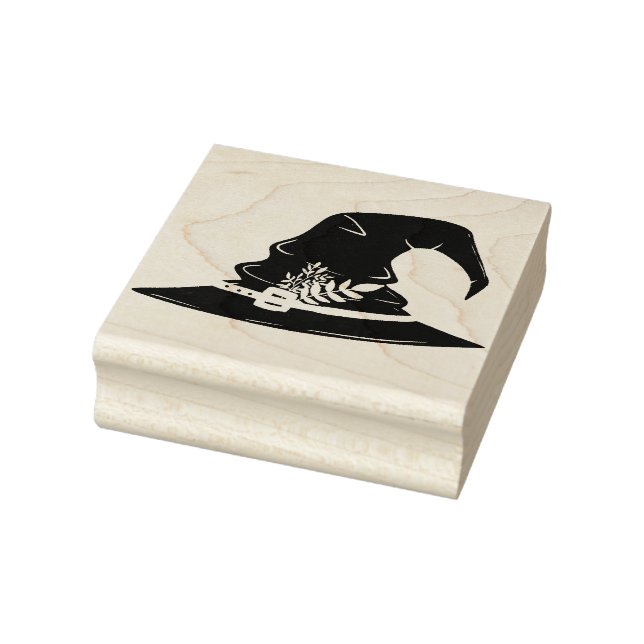 Witches Hat Rubber Stamp (Stamp)