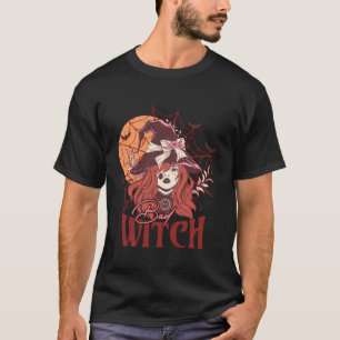 Witches Hats Retro Sun Moon Celestial Flowers Hall T-Shirt