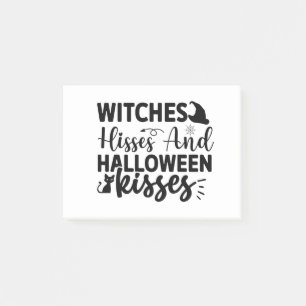 Witches Hisses And Halloween Kisses Post-it Notes
