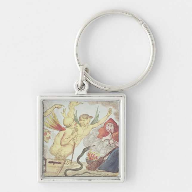 Witches in a Hayloft Keychain (Front)