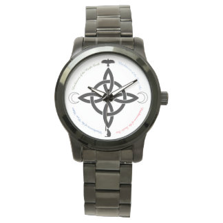 Witches Knot Appelant les 4 coins montre masculine