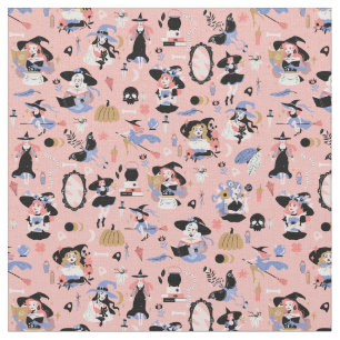 witches magic occult fantasy whimsical witchcraft fabric