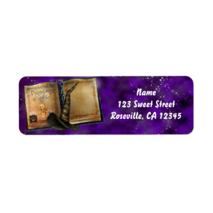Witches Magic Spell Book Halloween Party