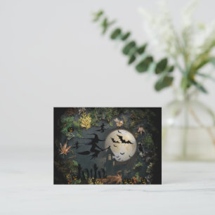 Witches party night  card