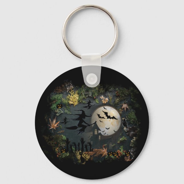 Witches Party Night Keychain (Front)