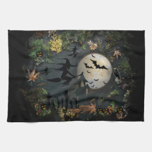 Witches Party Night Kitchen Towel