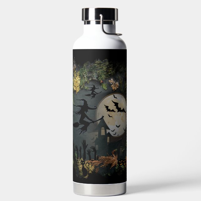 Witches Party Night Water Bottle (Left)