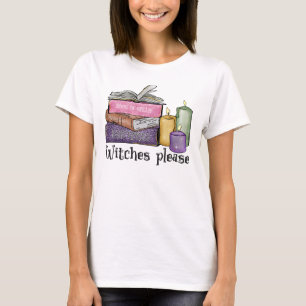 Witches Please – Stack of Witchy Books T-Shirt