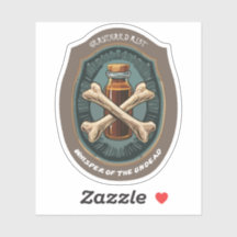 Witches Potion Graveyard Mist Label